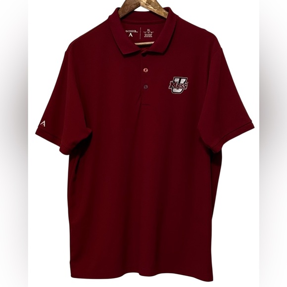 NWOT Antigua UMASS Polo Shirt SZ XL - Picture 1 of 2